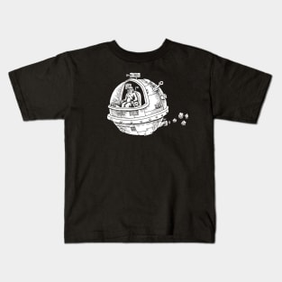 Space Yeti (white) Kids T-Shirt